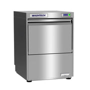 Washtech Premium Fully Insulated Undercounter Glasswasher & Dishwasher 500mm Rack - UL - Stainless Steel