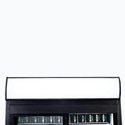 Bromic Upright Display Fridge - 945L - 2 Doors - Sliding - Flat Glass - Lightbox - GM0980LS-NR