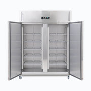 Bromic Upright Fridge - 1300L - 2 Doors - Stainless Steel - UC1300SD-NR-1