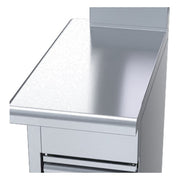 Waldorf 800 Series BT8400-CD - 400mm Bench Top - Cabinet Base With Fixed Front Panel - BT8400-CD-LH