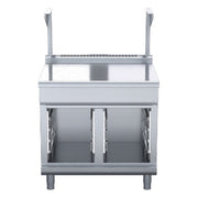 Waldorf 800 Series 900mm Bench Top With Salamander Support Low Back Version - Cabinet Base - BTL8900S-CB