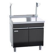 Waldorf Bold 900mm Bench Top With Salamander Support Low Back Version - Cabinet Base - BTLB8900S-CD