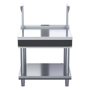 Waldorf Bold 900mm Bench Top With Salamander Support Low Back Version - Leg Stand - BTLB8900S-LS