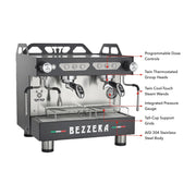 Bezzera Otto DE Auto-Foamer Espresso Machine - BZOTTOCDEAF2B