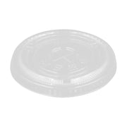 PakMax 98mm Cold Cup Flat Lid - CCFL-98C-PET-LID