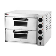 Baker Max Compact Countertop Double Deck Electric Pizza Oven - EP-2T