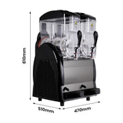 Benchstar Double 12 Litre Granita & Slushy Machine - FABIGANI-2S