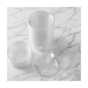 PakMax 117mm PET Deli Container Flat Lid - FL-117C-PET-LID