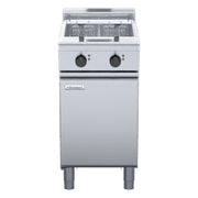 Waldorf 800 Series 450mm Twin Pan Electric Fryer Low Back Version - FNL8224E