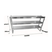 Benchstar Commercial Food Warmer with 15 Lamps – FW15L-183