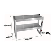 Benchstar Commercial Food Warmer with 4 Lamps – FW4L-092
