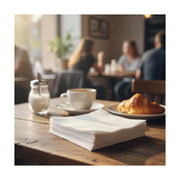PakMax 1 ply 100 Sheets 1/4 Fold White Napkin - FWN114-315-100