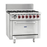 Gasmax 6 Burner With Oven Flame Failure - GBS6TS