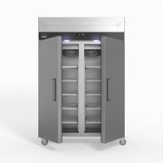 AG Upright Double Stainless Steel Door Fridge 1000L - GNX1000TN