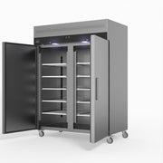 AG Upright Double Stainless Steel Door Fridge 1300L - GNX1400TN