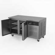 AG Two Door Commercial Worktop / Under Bench Fridge 700mm Depth 282L - GNX2100TN