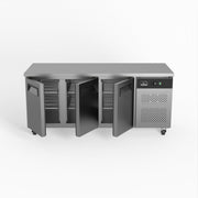 AG Three Door Commercial Worktop / Under Bench Fridge 700mm Depth 417L - GNX3100TN
