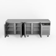 AG Commercial Four Door Worktop / Under Bench Fridge 700mm Depth 553L - GNX4100TN