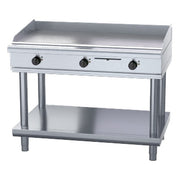 Waldorf 800 Series 1200mm Electric Griddle Low Back Version - Leg Stand - GPL8120E-LS
