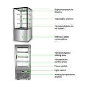 Bonvue Heated Display Cabinet - H-SF820V