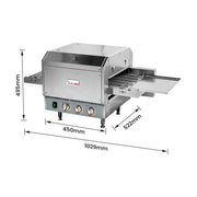 Bakermax Electric Conveyor Pizza Ovens - HX-14EP