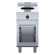 Waldorf 800 Series 450mm Induction Wok Low Back Version - Cabinet Base - INL8100W5-CB