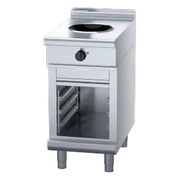 Waldorf 800 Series 450mm Induction Wok Low Back Version - Cabinet Base - INL8100W5-CB