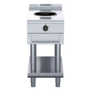 Waldorf 800 Series 450mm Induction Wok Low Back Version - Leg Stand - INL8100W3-LS