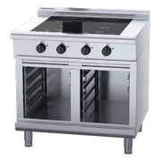Waldorf 800 Series 900mm Electric Induction Cooktop Low Back Version - Cabinet Base - INL8400F-CB
