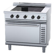 Waldorf 800 Series 900mm Induction Range Convection Oven Low Back Version - INL8410ECF