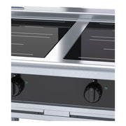 Waldorf Bold 900mm Electric Induction Cooktop Low Back Version - Leg Stand - INLB8400R3-LS