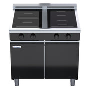 Waldorf Bold 900mm Electric Induction Cooktop Low Back Version - Cabinet Base - INLB8400R3F-CD