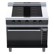 Waldorf Bold 900mm Induction Range Convection Oven Low Back Version - INLB8410ECF