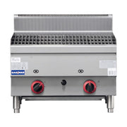 Gasmax Benchtop 2 Burner Chargrill - JUS-TRH60E