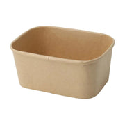 PakMax 1000ML Kraft Paper Rectangular Bowl - KPRB-1000-120