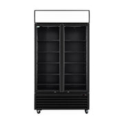 Thermaster Colourbond Upright Beverage Fridge 2 Doors Black 885L - LG-1000BP