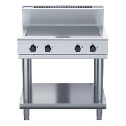 Waldorf 800 Series 900mm Electric Solid Top - Leg Stand - RN8104E-LS