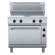 Waldorf 800 Series 900mm Electric Solid Top Convection Oven Range - RN8114EC