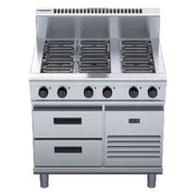 Waldorf 800 Series 900mm Electric Cooktop - Refrigerated Base - RN8600E-RB
