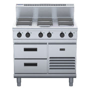 Waldorf 800 Series 900mm Electric Cooktop Sealed Hobs - Refrigerated Base - RN8600SE-RB