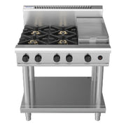 Waldorf 800 Series 900mm Gas Cooktop - Leg Stand - RN8603G-LS