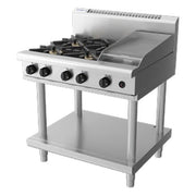 Waldorf 800 Series 900mm Gas Cooktop - Leg Stand - RN8603G-LS