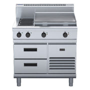 Waldorf 800 Series 900mm Electric Cooktop - Refrigerated Base - RN8606E-RB