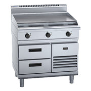 Waldorf 800 Series 900mm Electric Cooktop - Refrigerated Base - RN8609E-RB