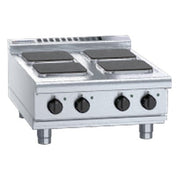 Waldorf 800 Series 600mm Electric Cooktop Sealed Hobs Low Back Version - Bench Model - RNL8400SE-B