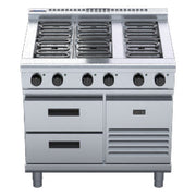 Waldorf 800 Series 900mm Electric Cooktop Low Back Version - Refrigerated Base - RNL8600E-RB