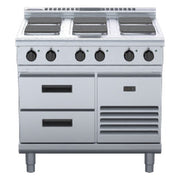 Waldorf 800 Series 900mm Electric Cooktop Sealed Hobs Low Back Version - Refrigerated Base - RNL8600SE-RB
