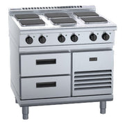 Waldorf 800 Series 900mm Electric Cooktop Sealed Hobs Low Back Version - Refrigerated Base - RNL8600SE-RB