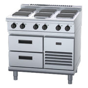 Waldorf 800 Series 900mm Electric Cooktop Sealed Hobs Low Back Version - Refrigerated Base - RNL8600SE-RB