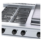Waldorf 800 Series 900mm Electric Cooktop Low Back Version - Bench Model - RNL8603E-B